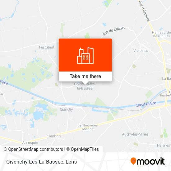 Givenchy-Lès-La-Bassée map