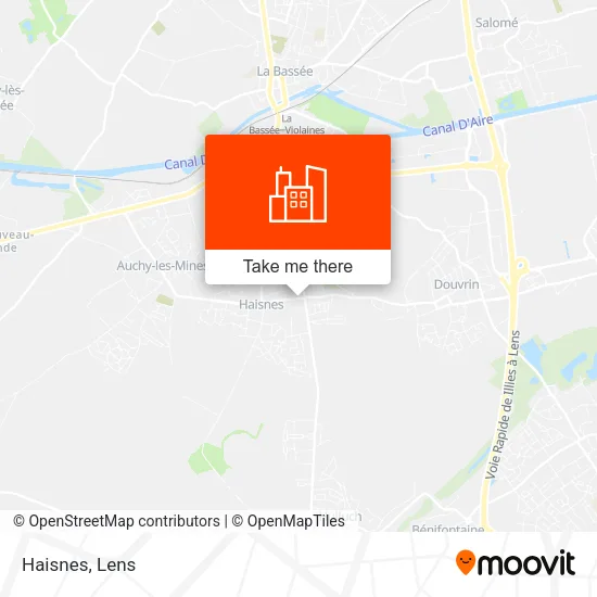 Haisnes map