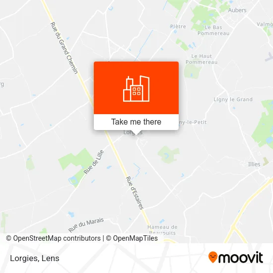 Lorgies map