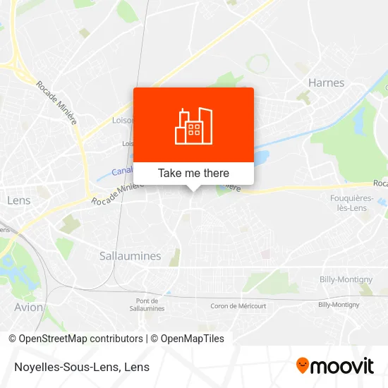 Noyelles-Sous-Lens map