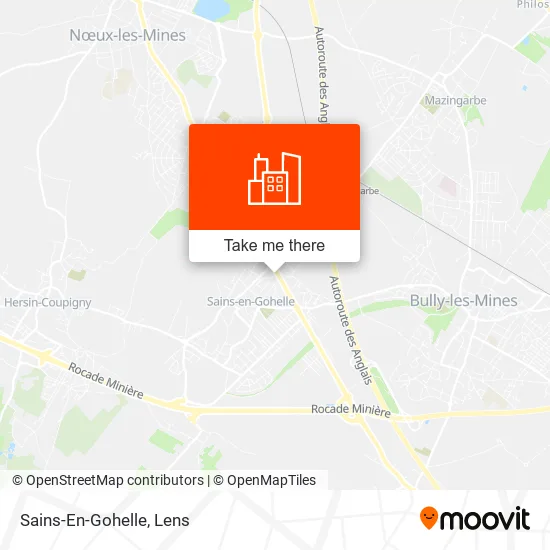 Sains-En-Gohelle map