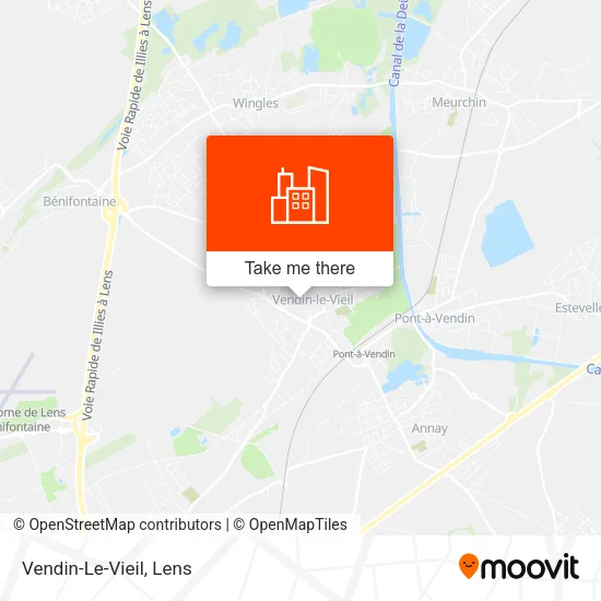 Vendin-Le-Vieil map