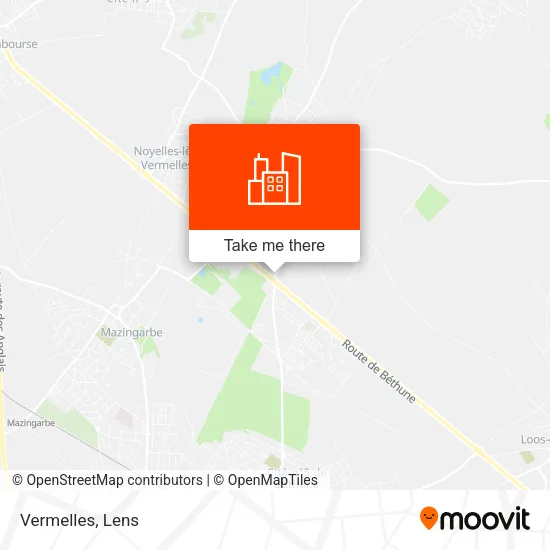 Vermelles map