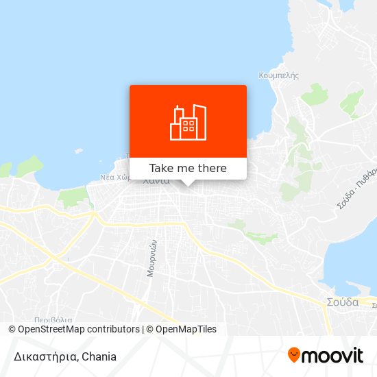 Δικαστήρια map