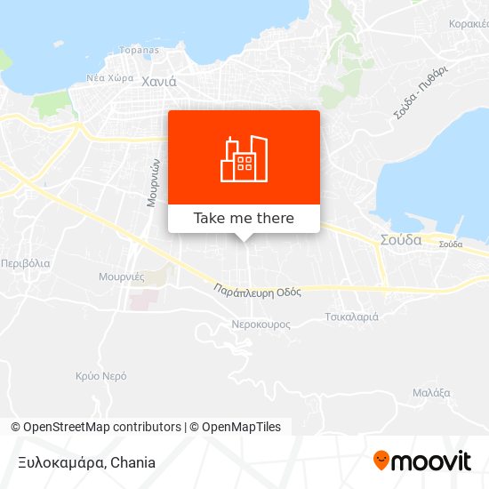 Ξυλοκαμάρα map