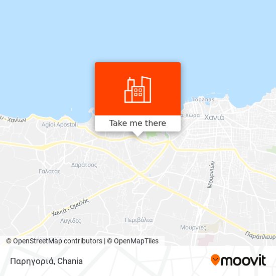 Παρηγοριά map