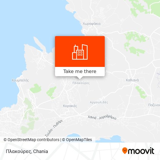 Πλακούρες map