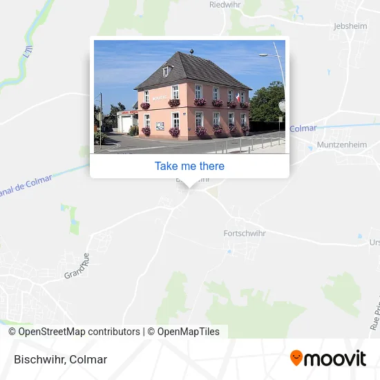Bischwihr map