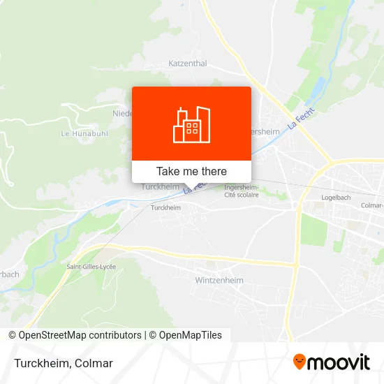 Turckheim map