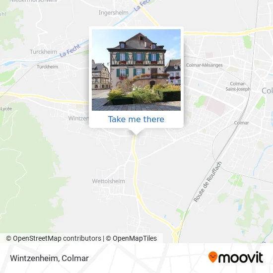 Wintzenheim map