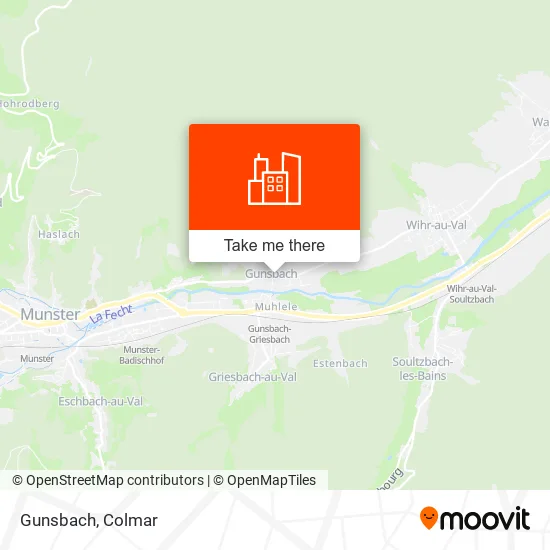 Gunsbach map