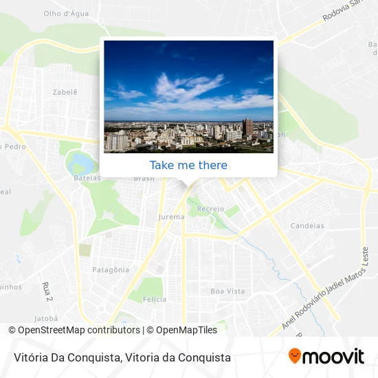 Vitória Da Conquista map