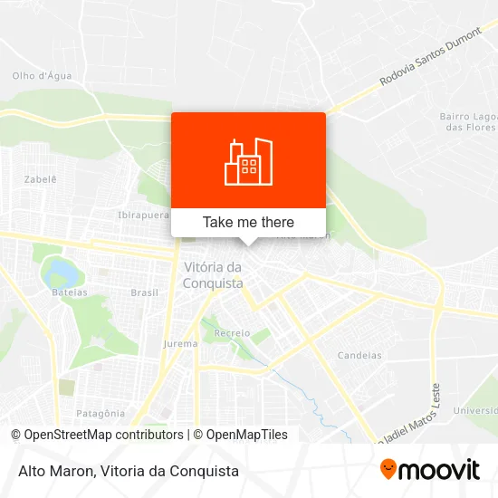 Alto Maron map