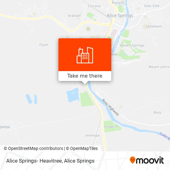 Alice Springs- Heavitree map