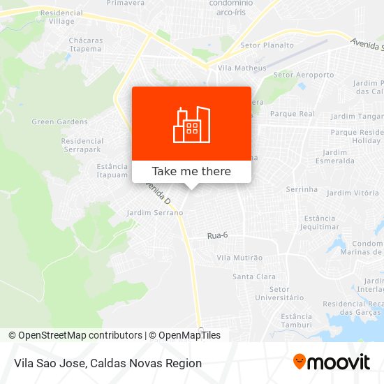 Vila Sao Jose map