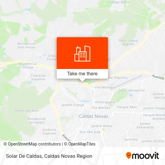 Solar De Caldas map