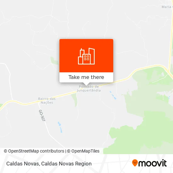 Caldas Novas map