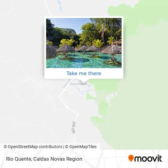 Rio Quente map