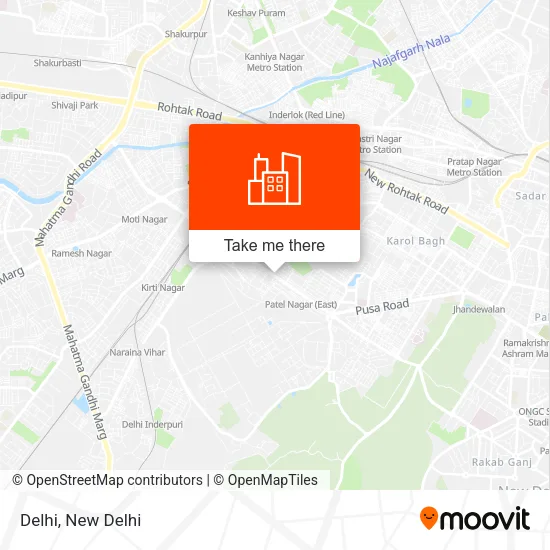 Delhi map