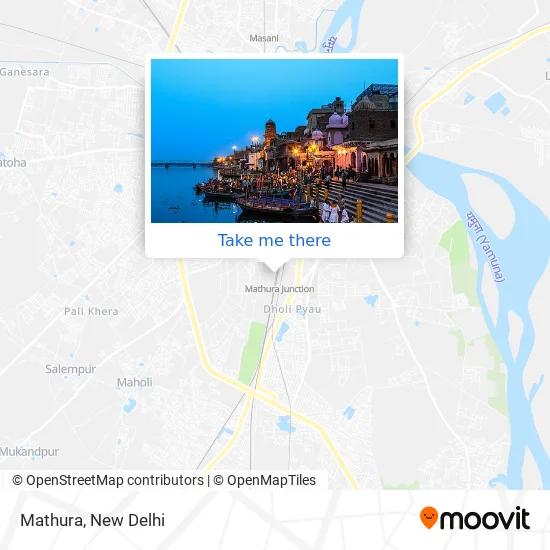 Mathura map