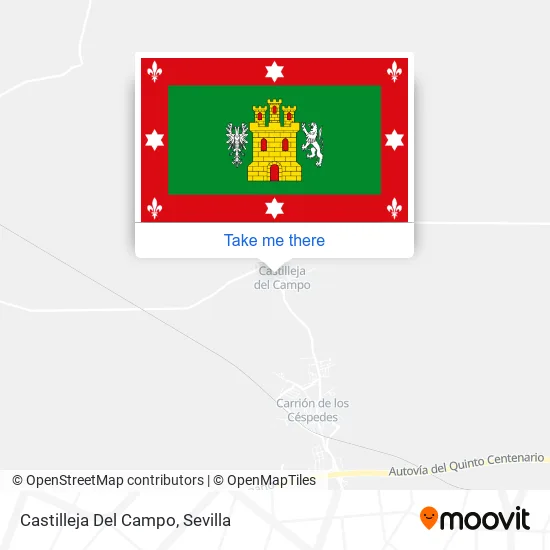 Castilleja Del Campo map