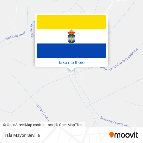 Isla Mayor map