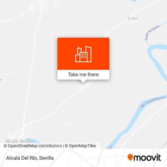 Alcalá Del Río map