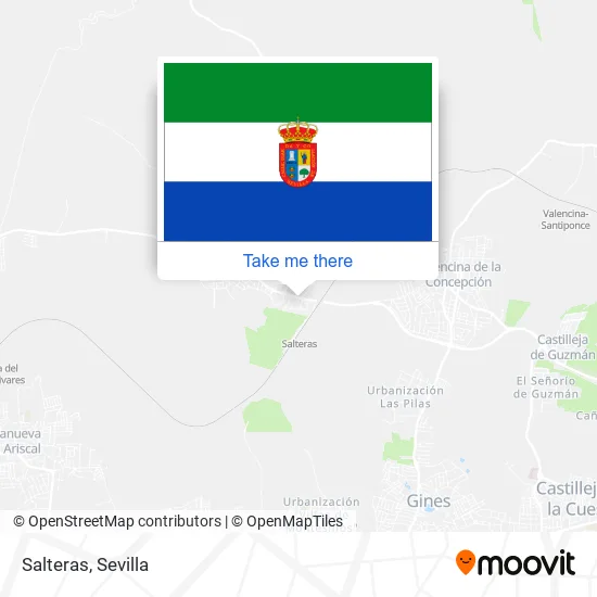 Salteras map