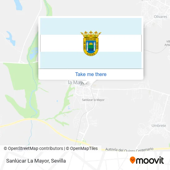 Sanlúcar La Mayor map