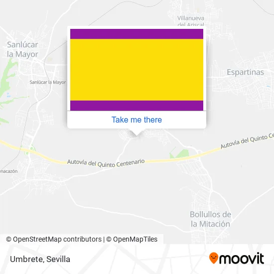Umbrete map