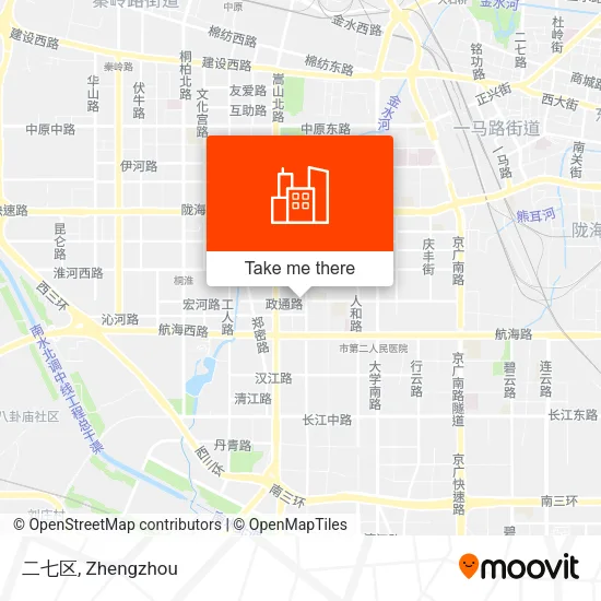 二七区 map