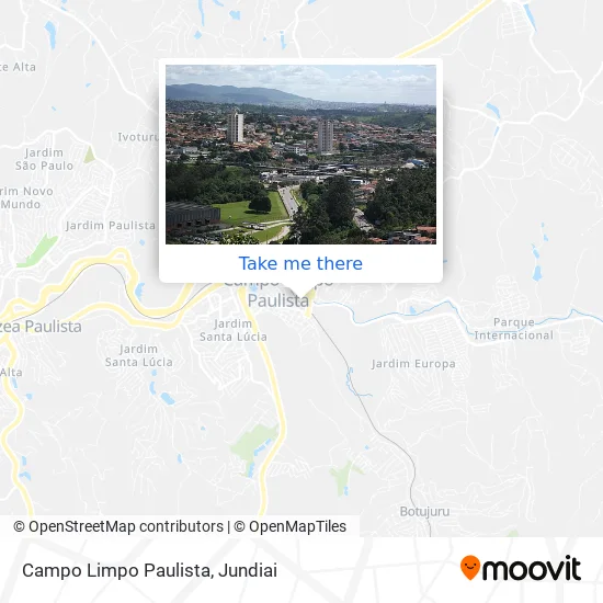 Campo Limpo Paulista map