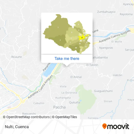 Nulti map