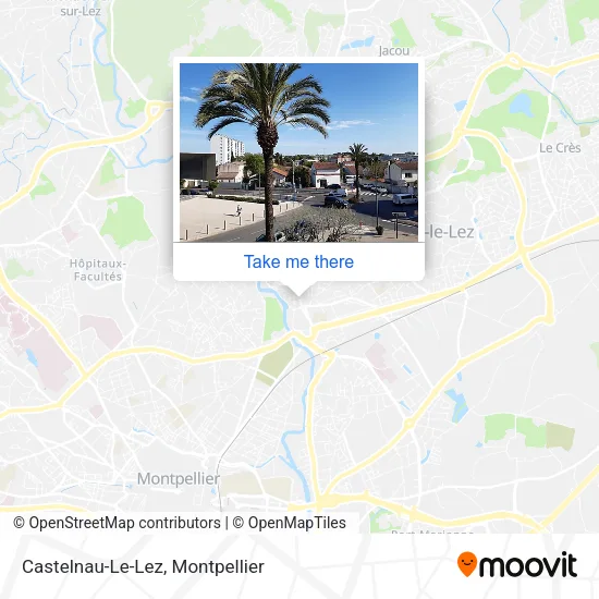 Castelnau-Le-Lez map