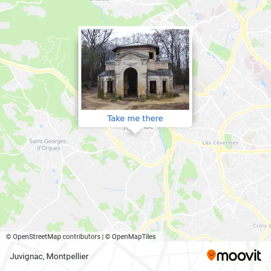 Juvignac map