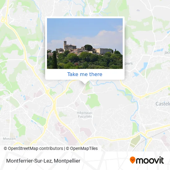 Montferrier-Sur-Lez map