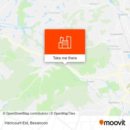 Héricourt-Est map