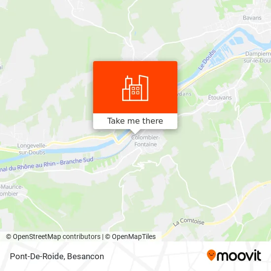 Pont-De-Roide map