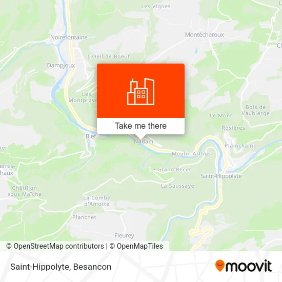 Saint-Hippolyte map