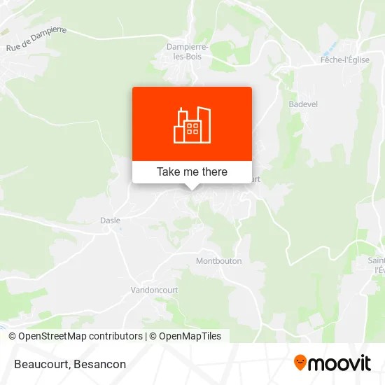 Beaucourt map