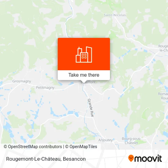 Rougemont-Le-Château map