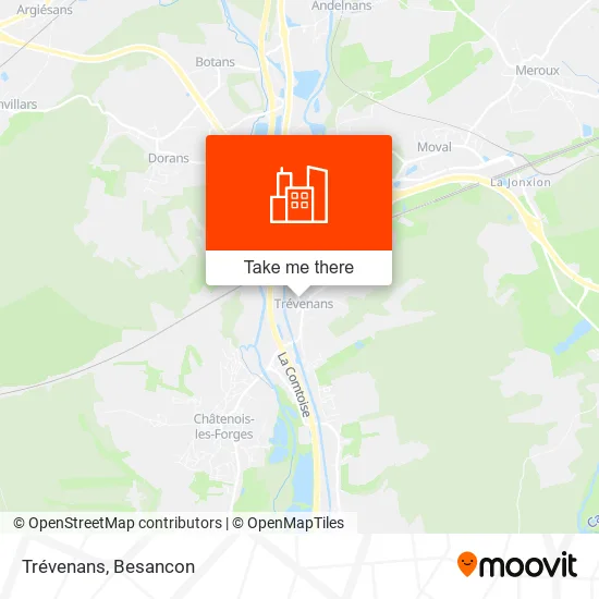 Trévenans map