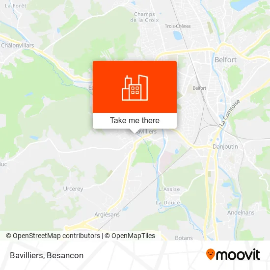Bavilliers map