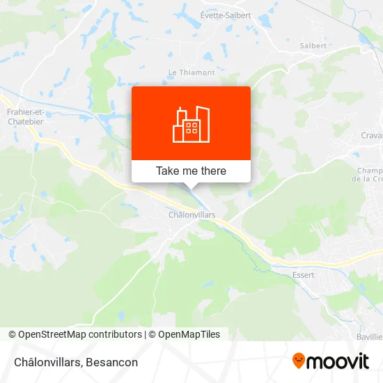 Châlonvillars map