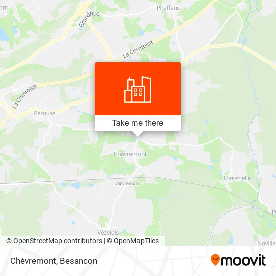 Chèvremont map