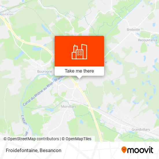 Froidefontaine map