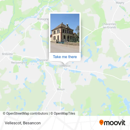 Vellescot map