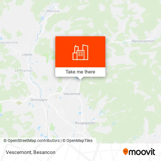 Vescemont map