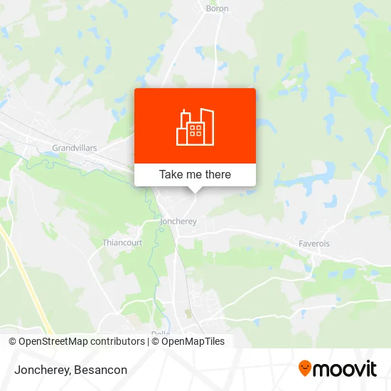 Joncherey map