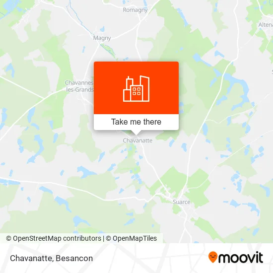 Chavanatte map